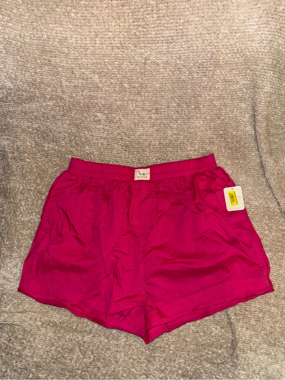 NWT Free People We The Free Pink Boxer Shorts